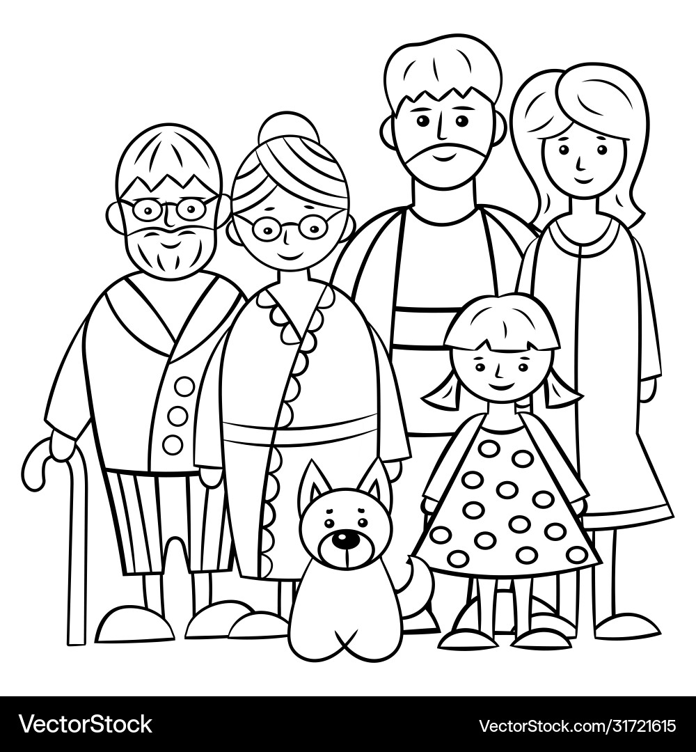 Нарисовать рисунок моя семья