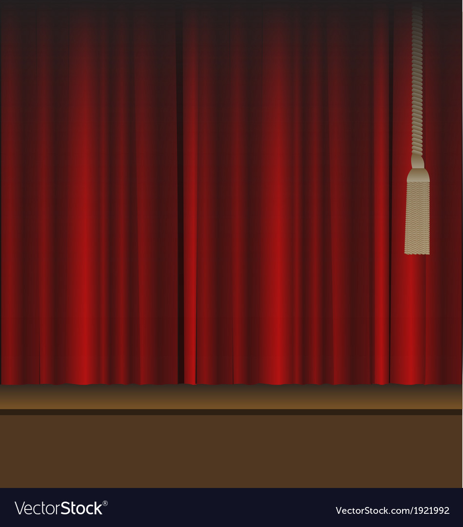 Red Curtains To Theater Stage Royalty Free Vector Image Red Curtains To Theater Stage Vector Image