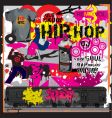 Music graffiti modern ornament element vector by photovs - Image