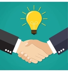 Handshake vector by ihorzigor - Image #2029993 - VectorStock