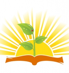 Open book tree vector by ma_rish - Image #560005 - VectorStock