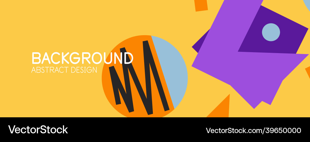 Abstract background blocks lines triangles Vector Image