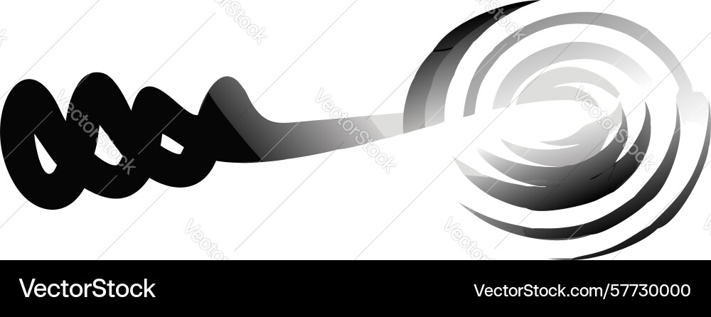 Abstract swirling vortex symbolizing dynamic Vector Image