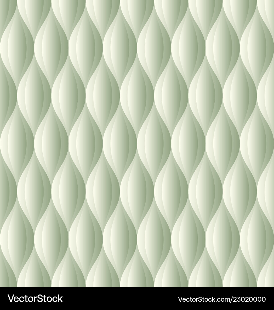 Background with 3d shape seamless pattern vector image