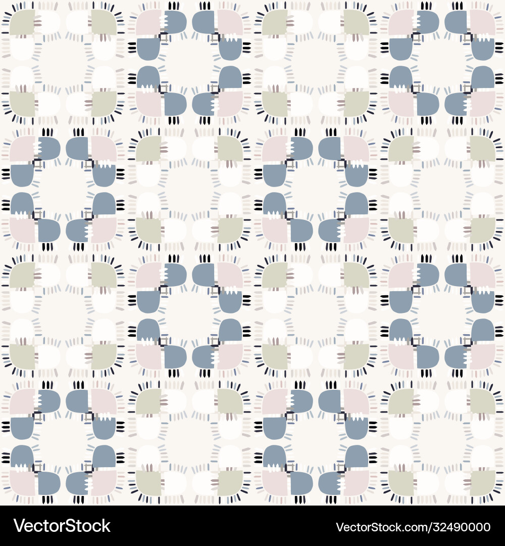Seamless minimal geo shape pattern design neutral Seamless minimal geo shape pattern design neutral vector image