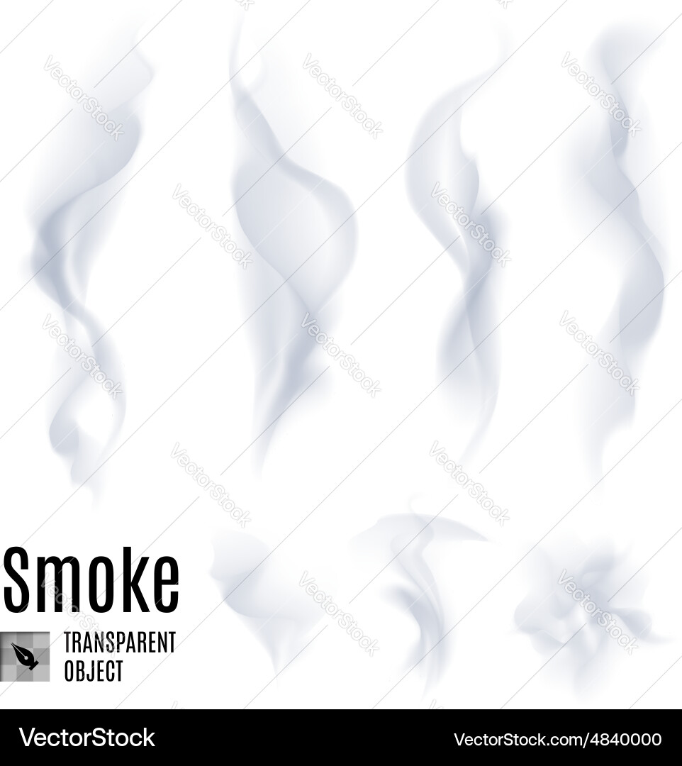 Smoke Royalty Free Vector Image - VectorStock