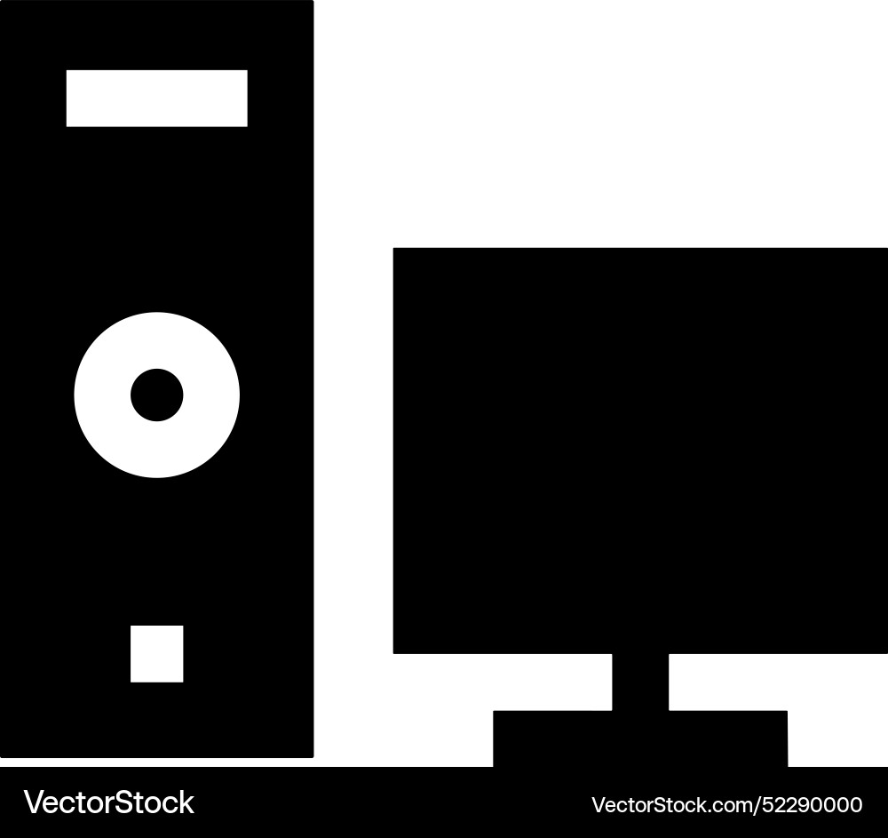 Technology and computer icon symbol image Technology and computer icon symbol image Vector Image