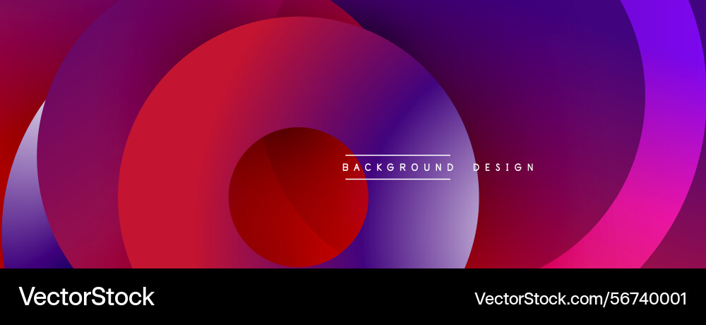 Abstract vibrant layers create flowing shapes Abstract vibrant layers create flowing shapes Vector Image