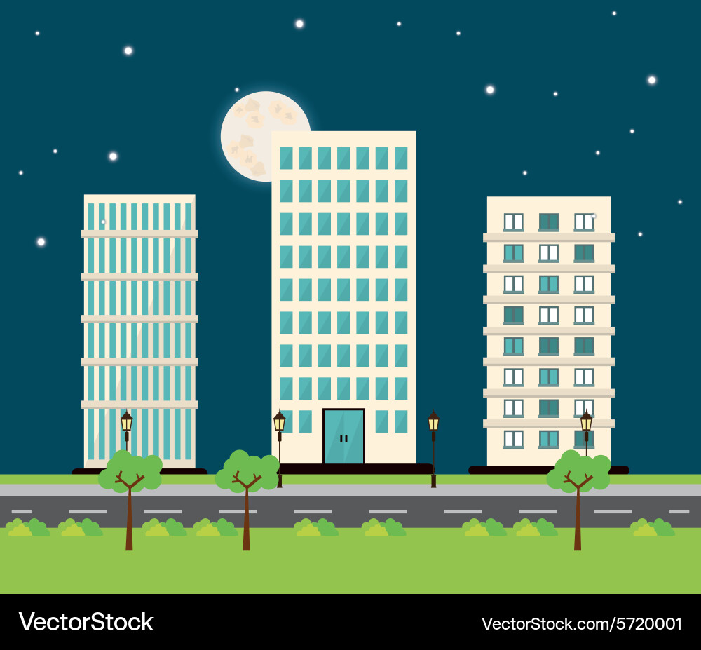 Building design Vector Image
