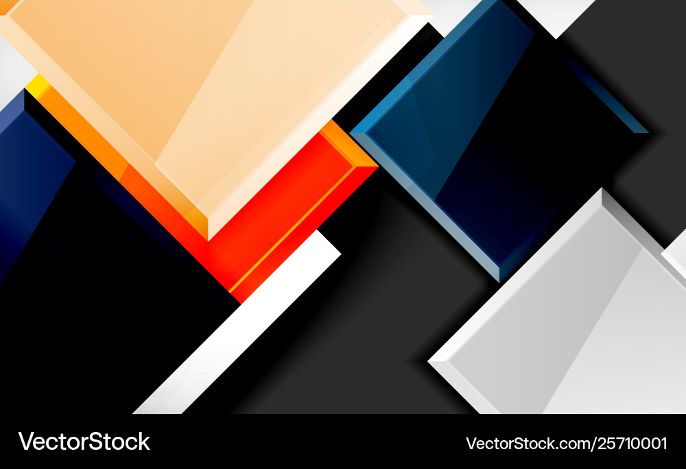 Colorful square and rectangle blocks background Colorful square and rectangle blocks background vector image