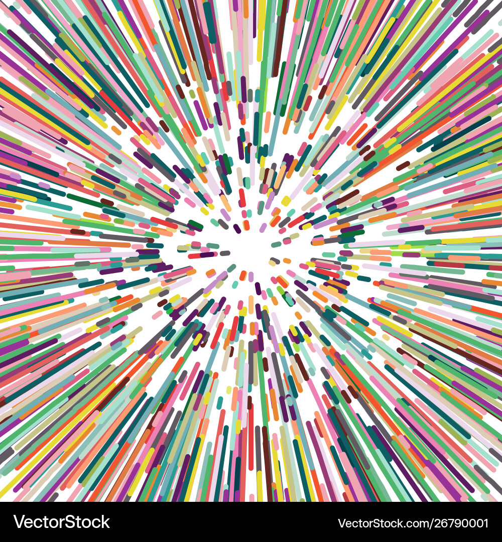 Disperse color stripe abstract background Vector Image