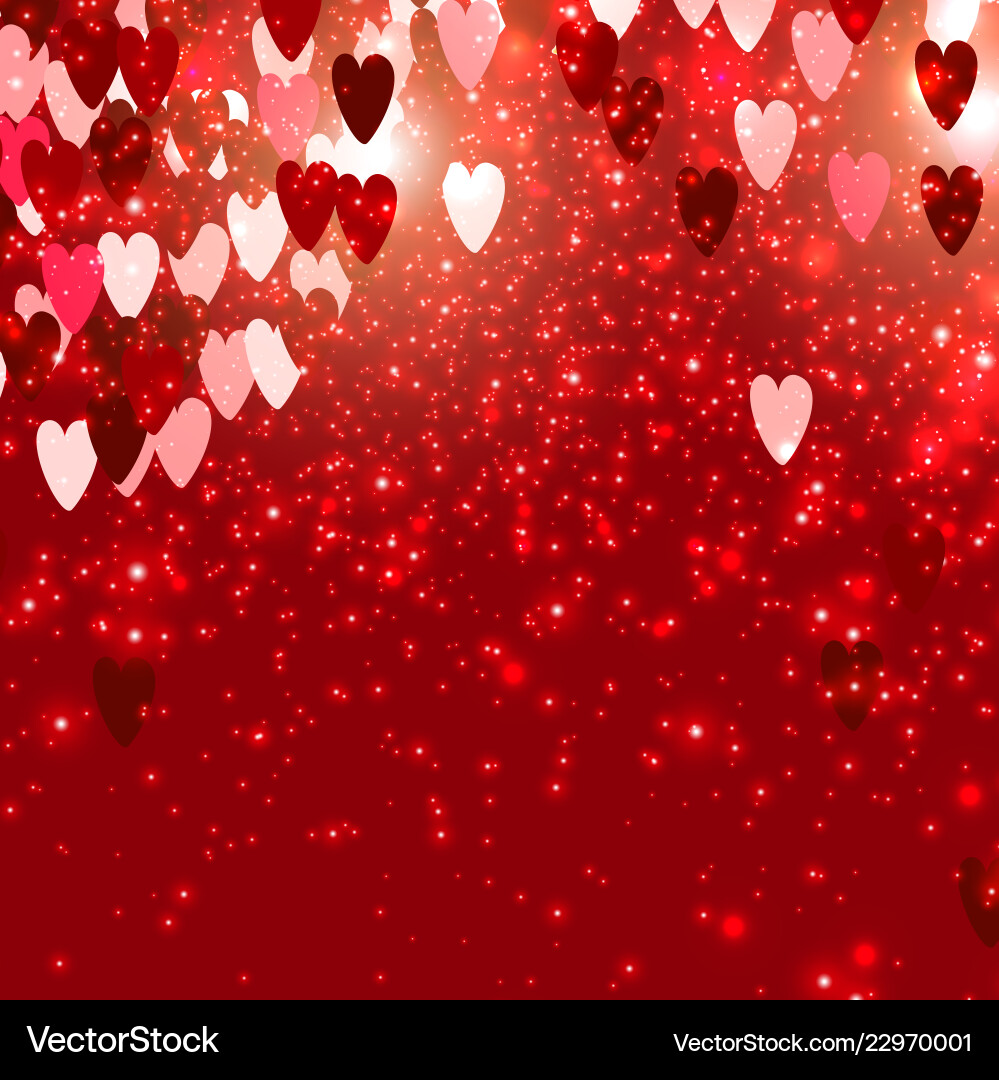 Elegant background with hearts valentine s Elegant background with hearts valentine s vector image