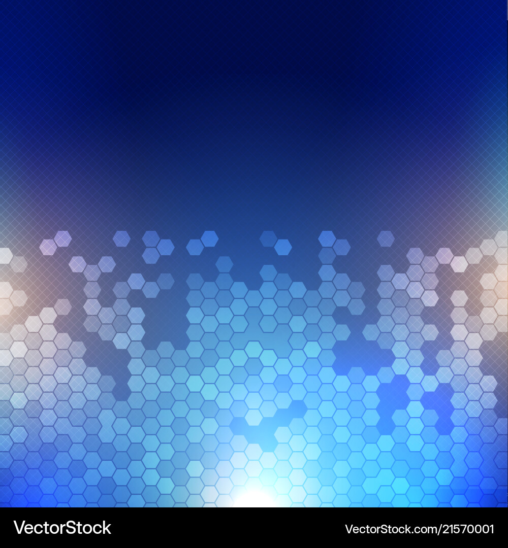 Geometric Hexagon Abstract Background Vector Image