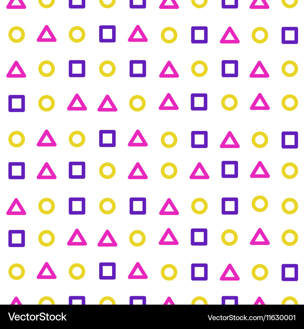 Geometric Shape Pattern vector image