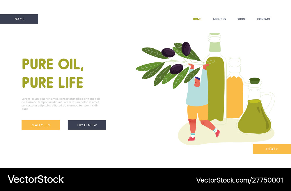 Man holding olive branch with black berries Man holding olive branch with black berries vector image