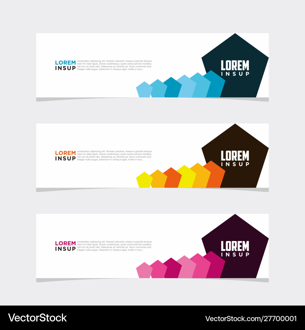 Modern banner web background abstract design Modern banner web background abstract design Vector Image