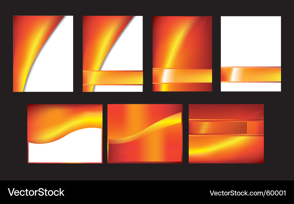 Orange abstract Royalty Free Vector Image - VectorStock