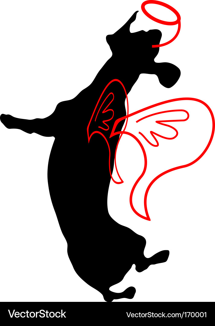 Rate an angel Vector Image