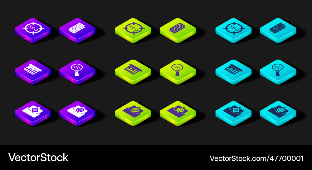 Set mail and e-mail board with graph chart Set mail and e-mail board with graph chart vector image