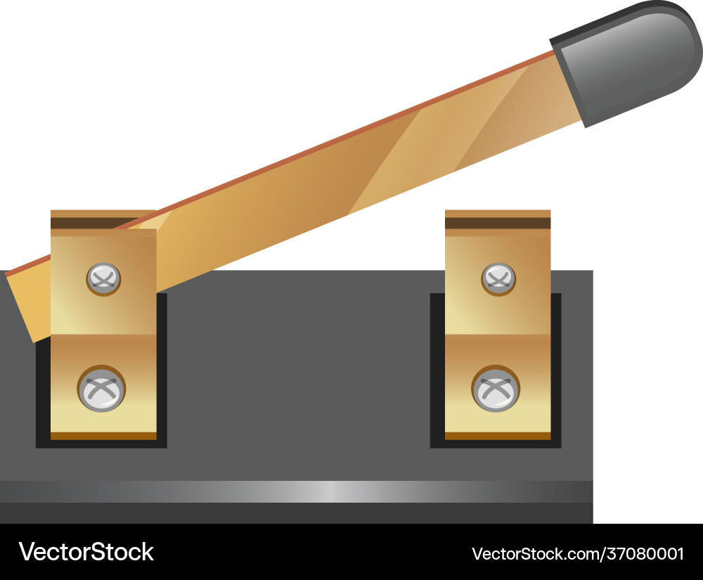 Switch electronic circuit object isolated Switch electronic circuit object isolated vector image