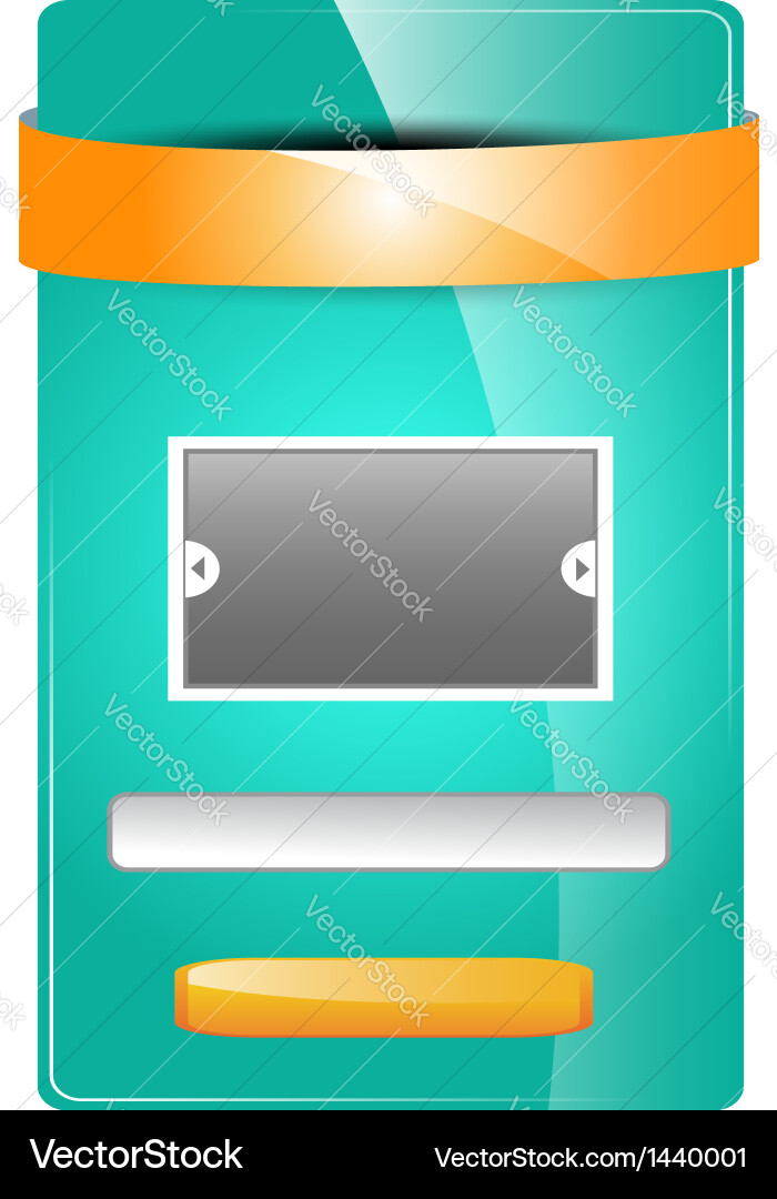 Web message box or opt vector image