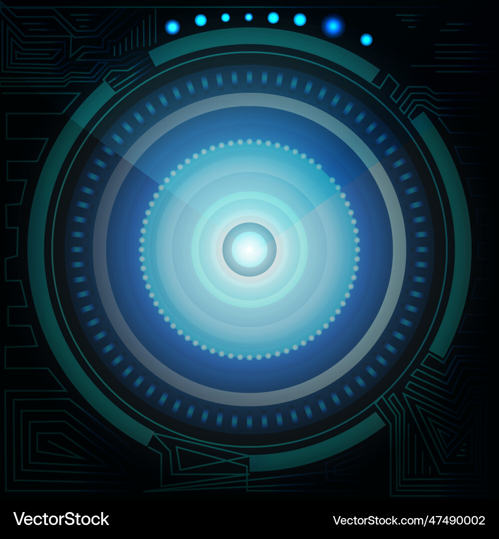 Conceptual technological of artificial Vector Image