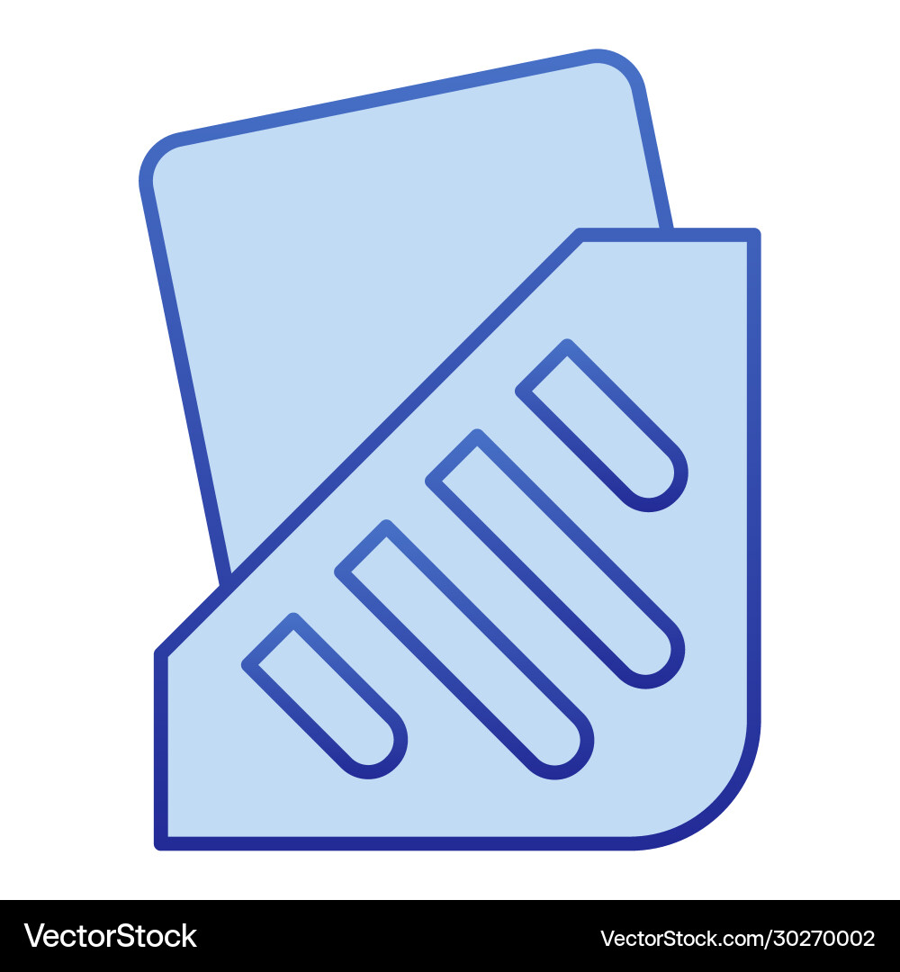 Document folder color icon standing case Document folder color icon standing case Vector Image