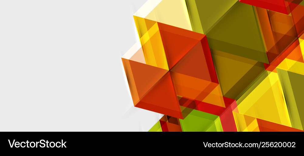 Geometric triangle and hexagon abstract background Geometric triangle and hexagon abstract background Vector Image