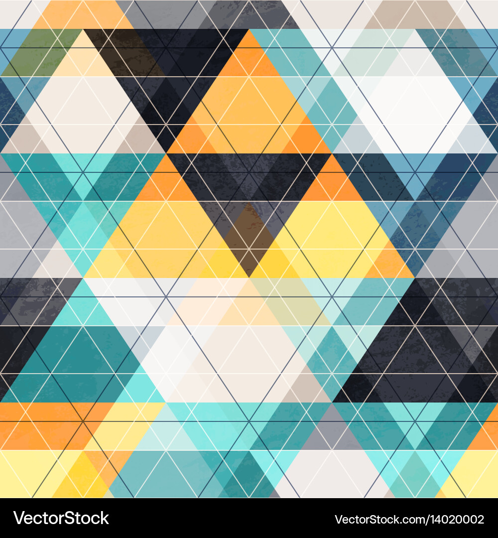 Geometric Triangle Pattern vector image