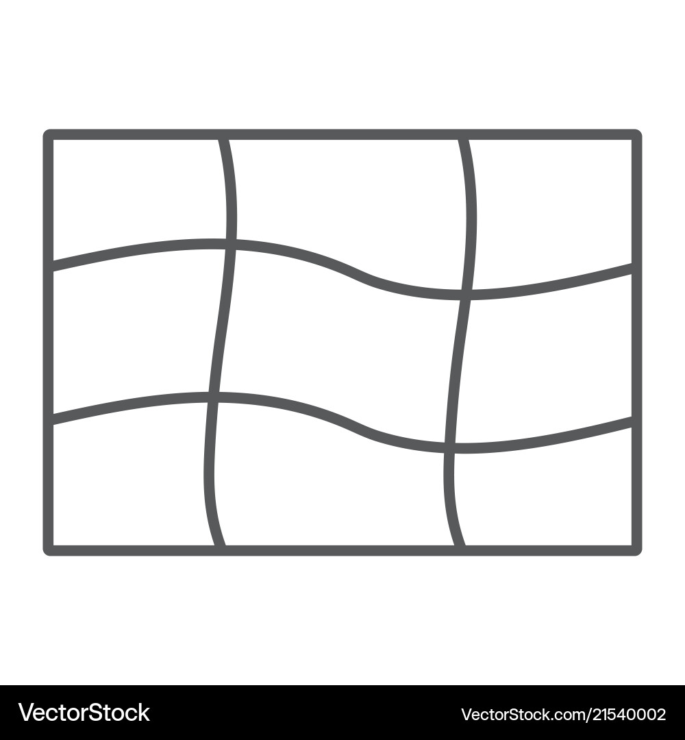 Mesh tool thin line icon tools and design Vector Image