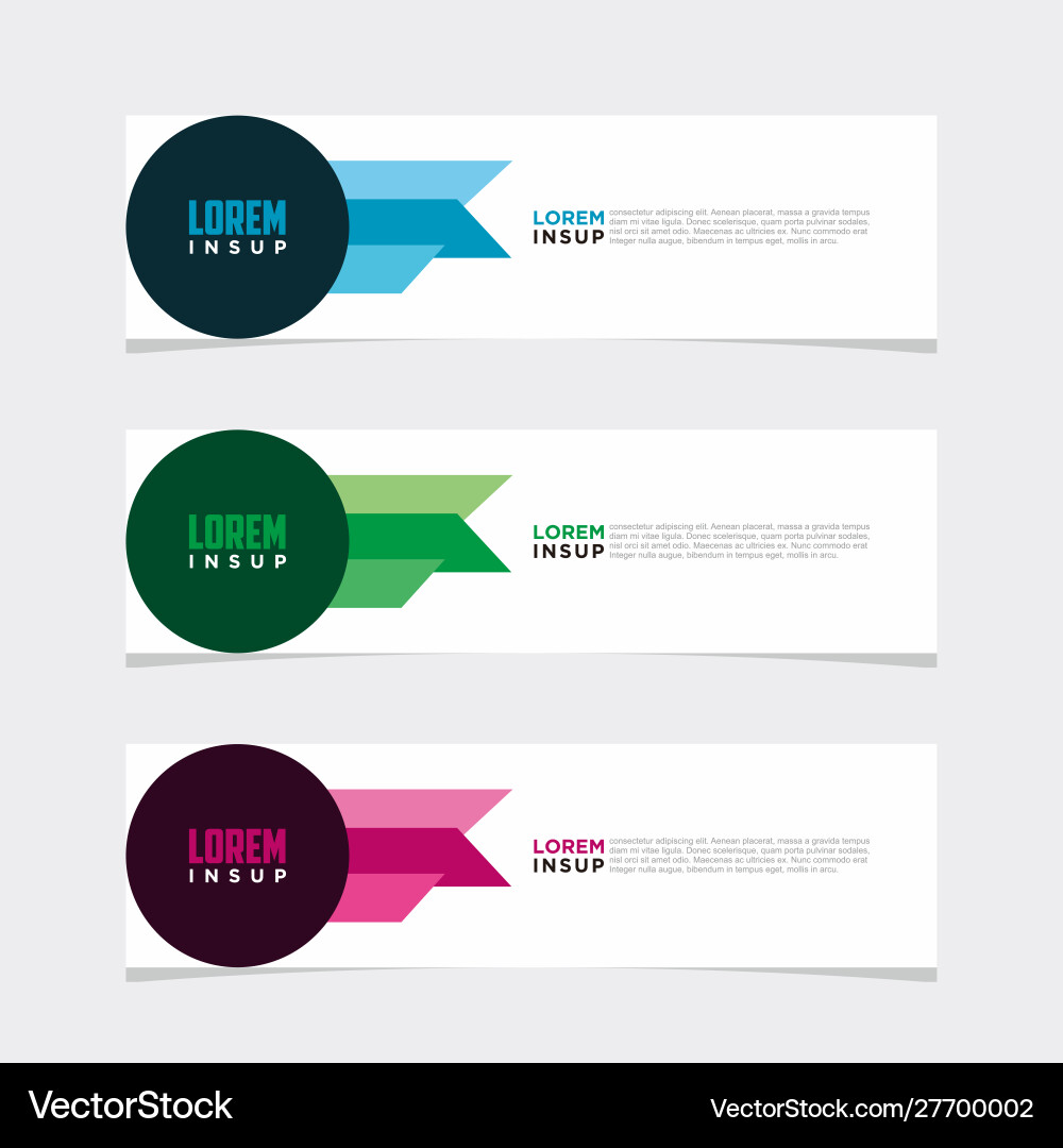 Modern banner web background abstract design Vector Image