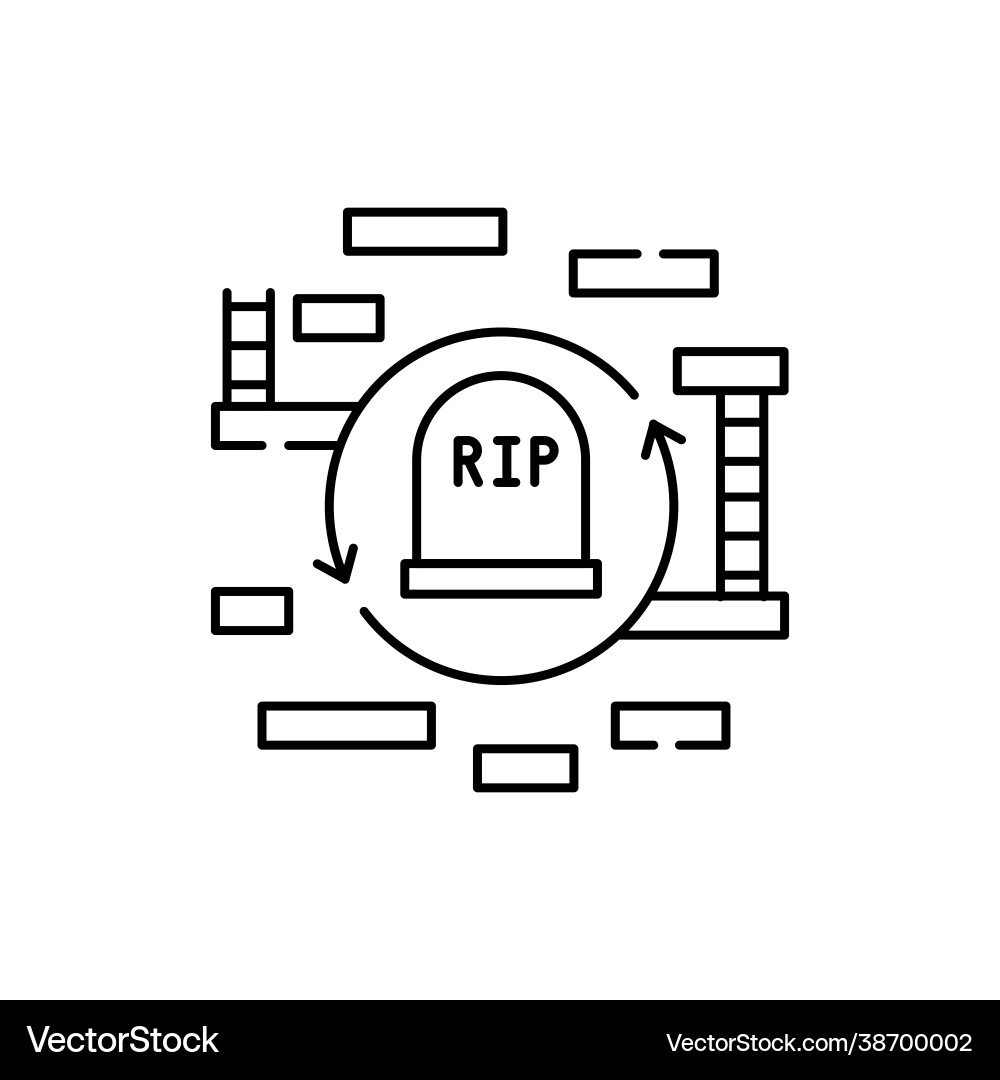 Roguelike game color line icon computer games Roguelike game color line icon computer games Vector Image