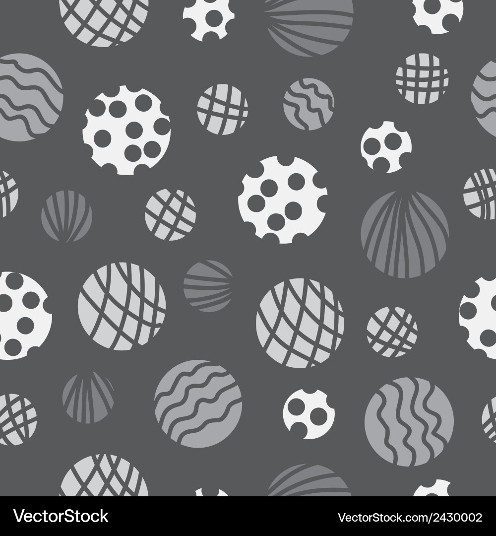 Seamless background with circles Vector Image