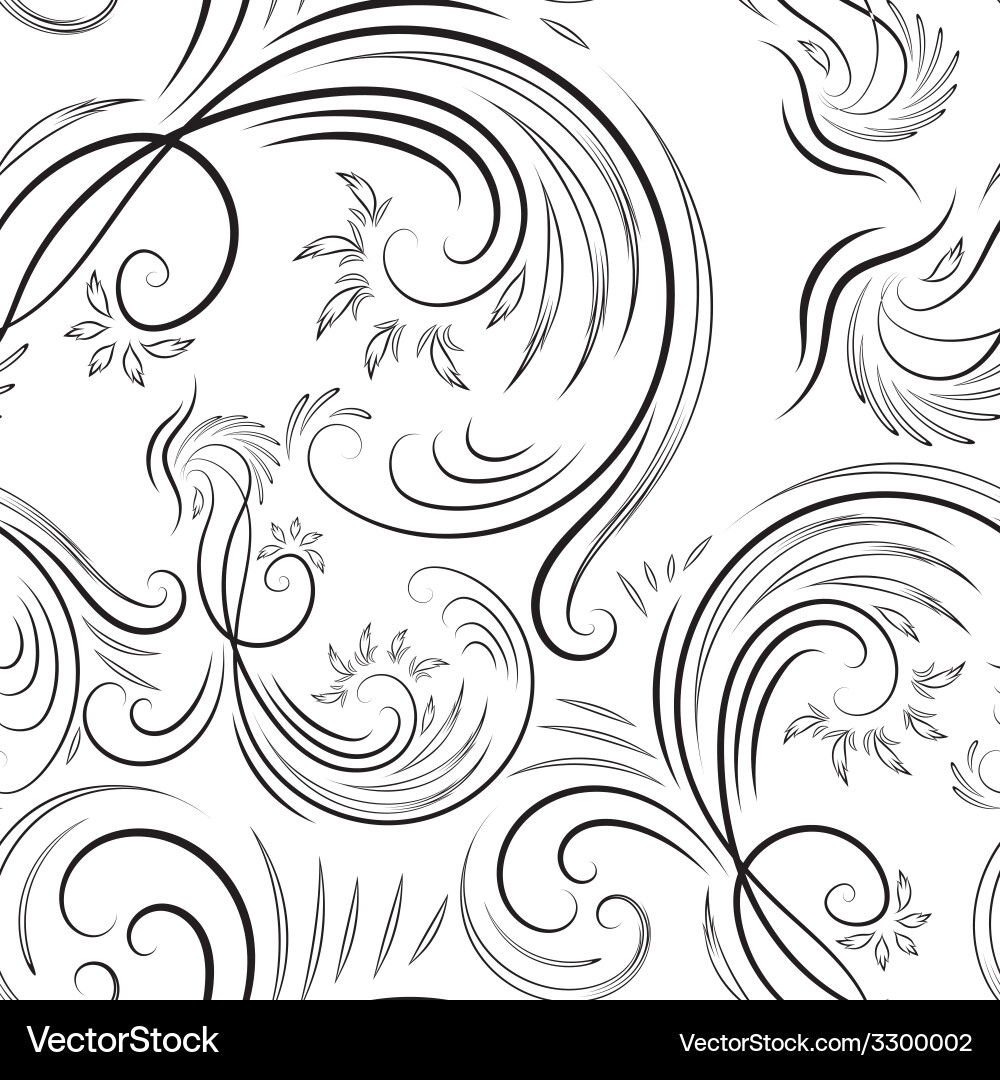 Swirling Ice Snowflake Pattern vector image
