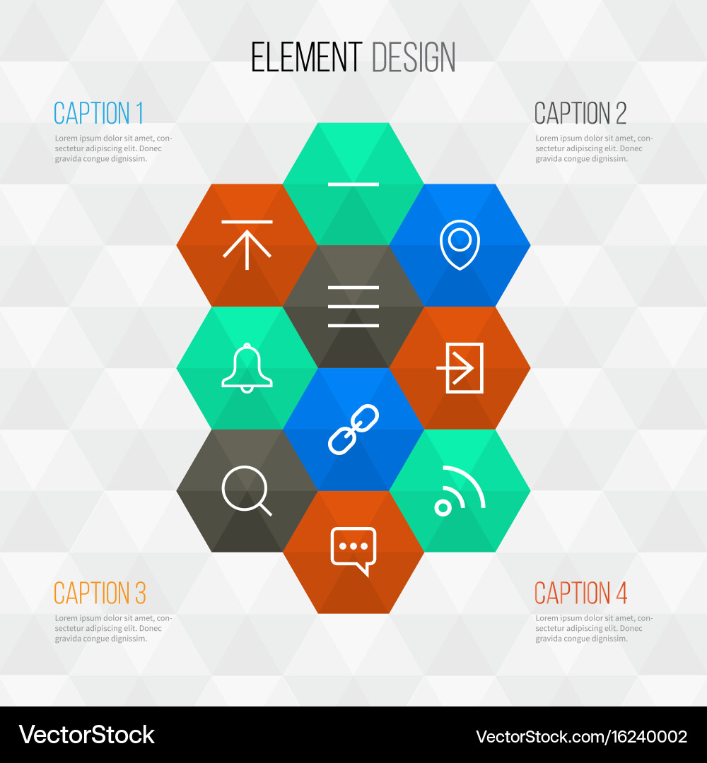 User outline icons set collection of feed search vector image