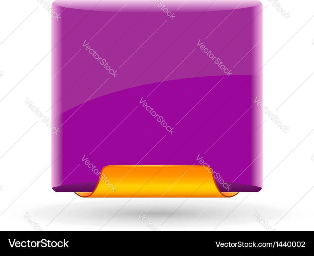 Web message box or opt Vector Image