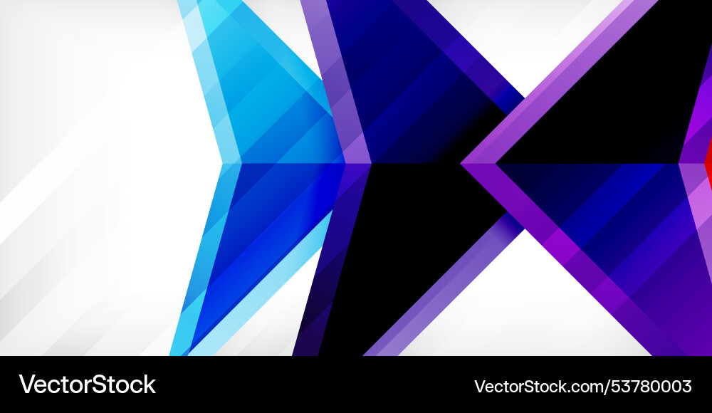 Abstract background color triangles and arrows Abstract background color triangles and arrows Vector Image