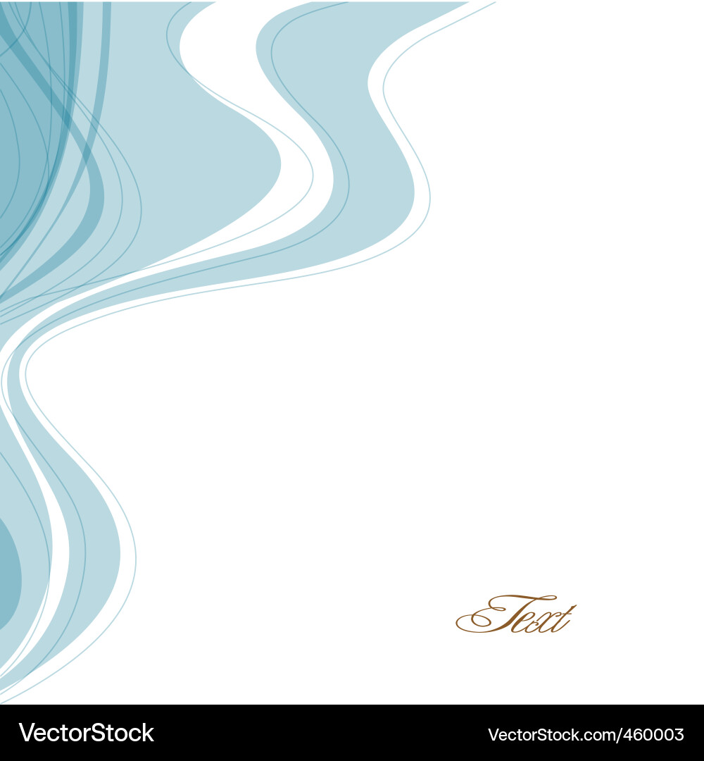 Abstract background with waves vector image