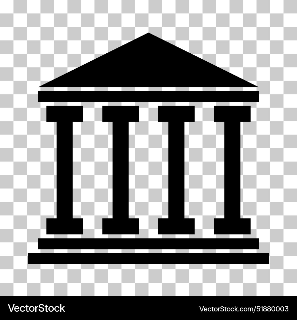 Building university architecture icon museum Building university architecture icon museum vector image