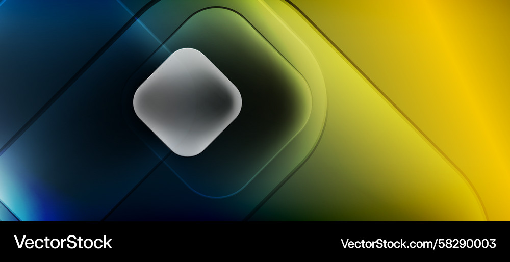 Dynamic Layered Abstract Composition Vector Image