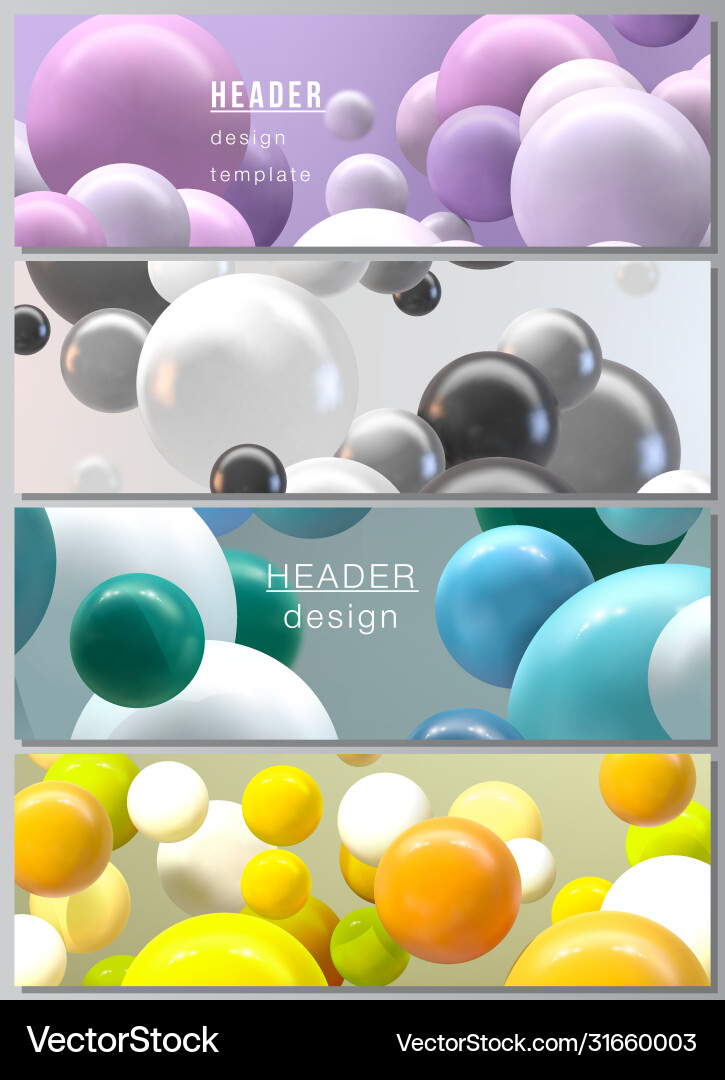 Layout headers banner design templates Layout headers banner design templates vector image