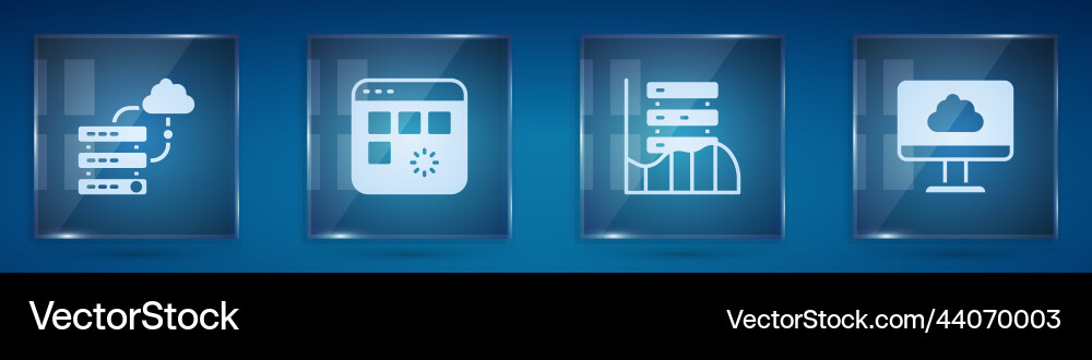 Netzwerk Cloud-Verbindung laden Datenfenster Netzwerk Cloud-Verbindung laden Datenfenster vektorbild