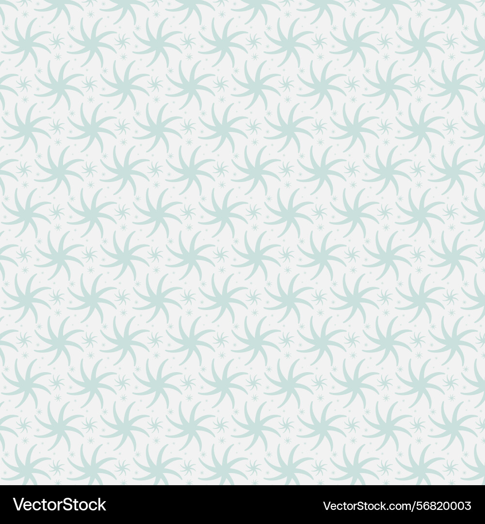 Seamless starburst pattern background for fabric vector image