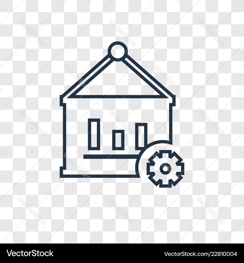 Analytics concept linear icon isolated Analytics concept linear icon isolated vector image