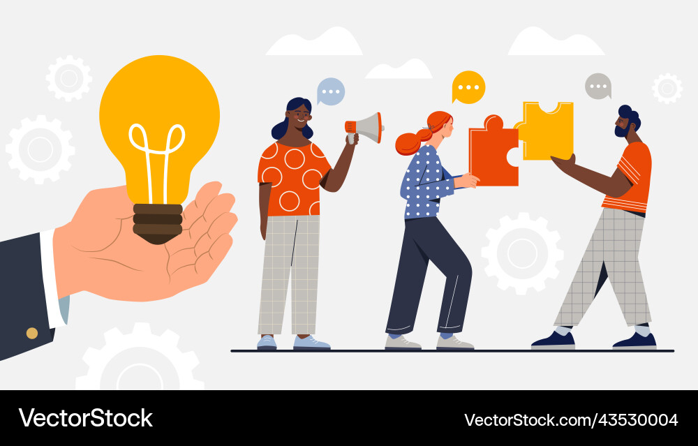 Concept of idea Concept of idea vector image