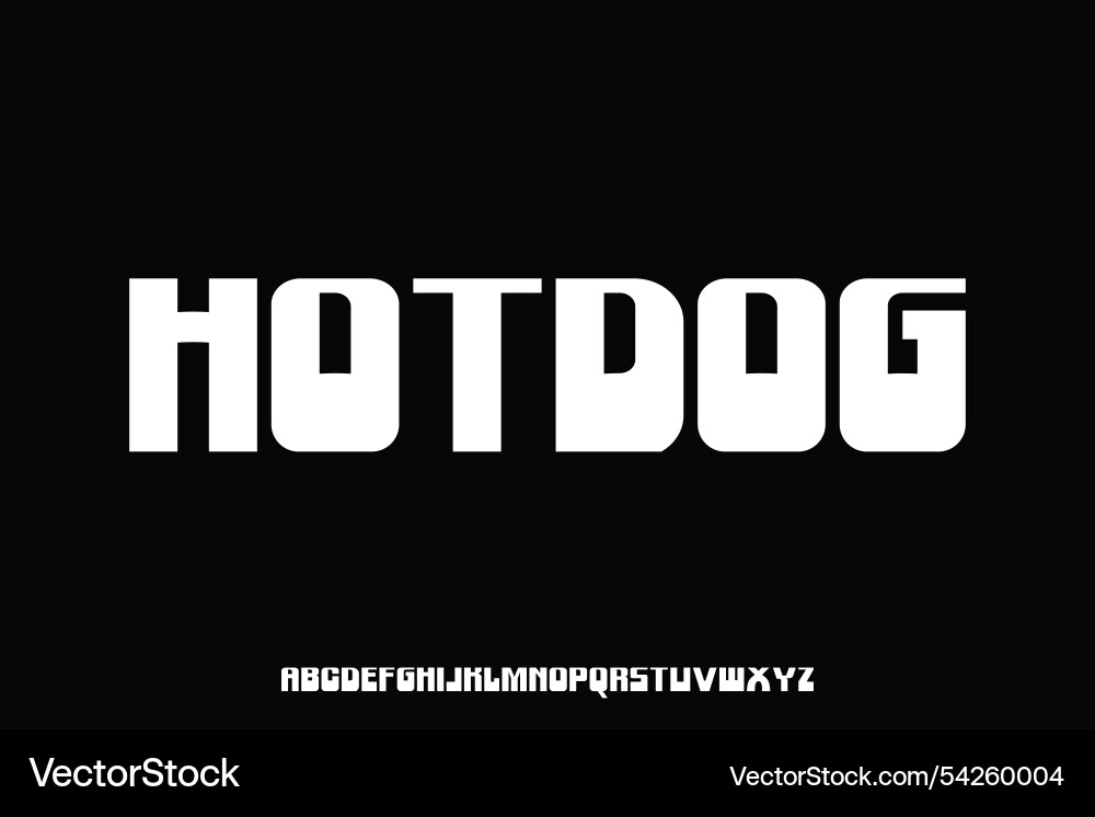 Display alphabet font design suitable Display alphabet font design suitable vector image