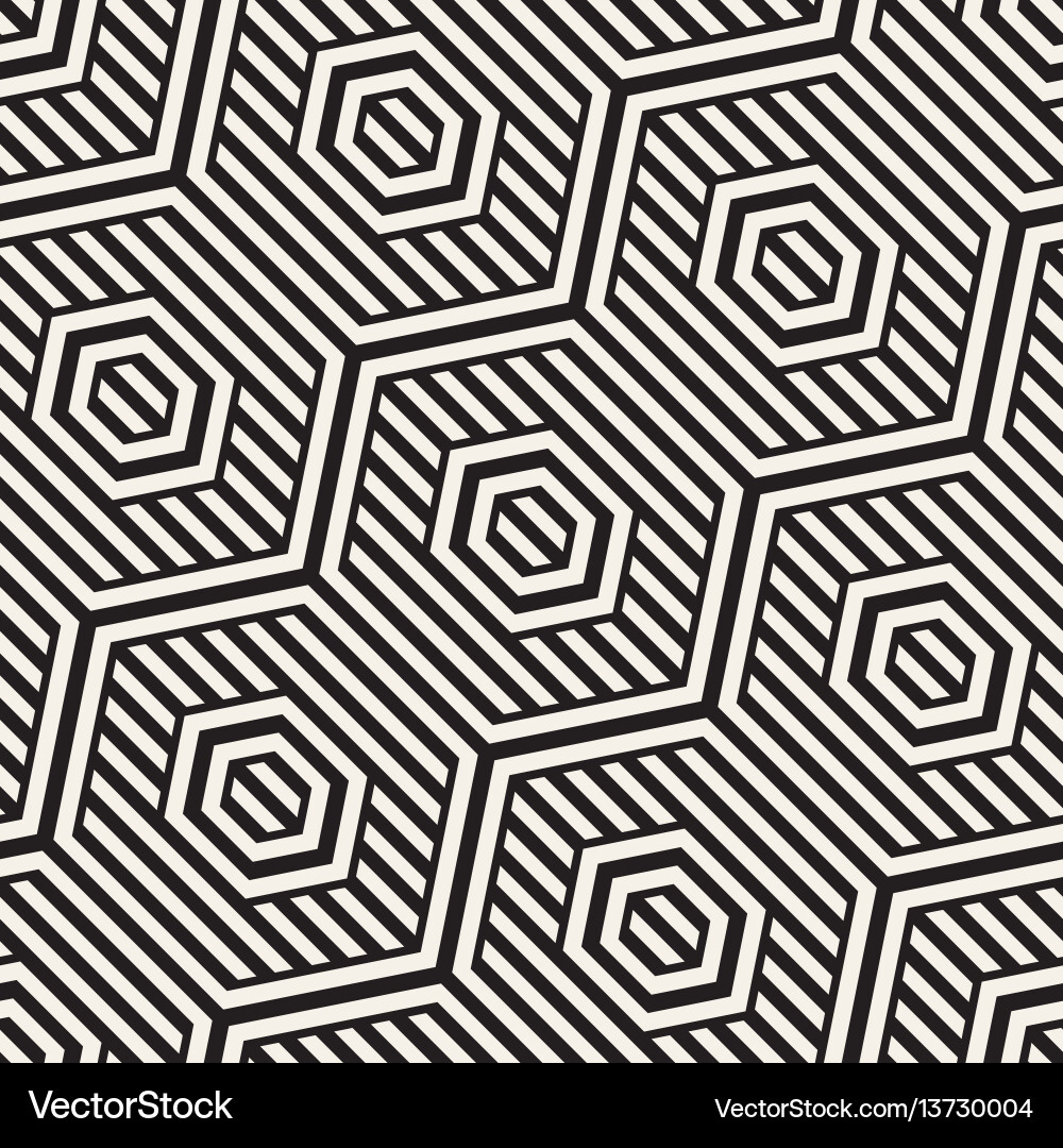 Geometric Lattice Pattern vector image