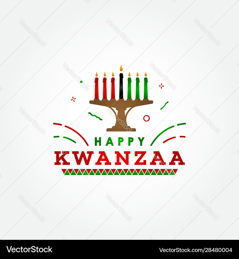 Happy kwanzaa Tagesdesign Vorlage Hintergrund Happy kwanzaa Tagesdesign Vorlage Hintergrund vektorbild