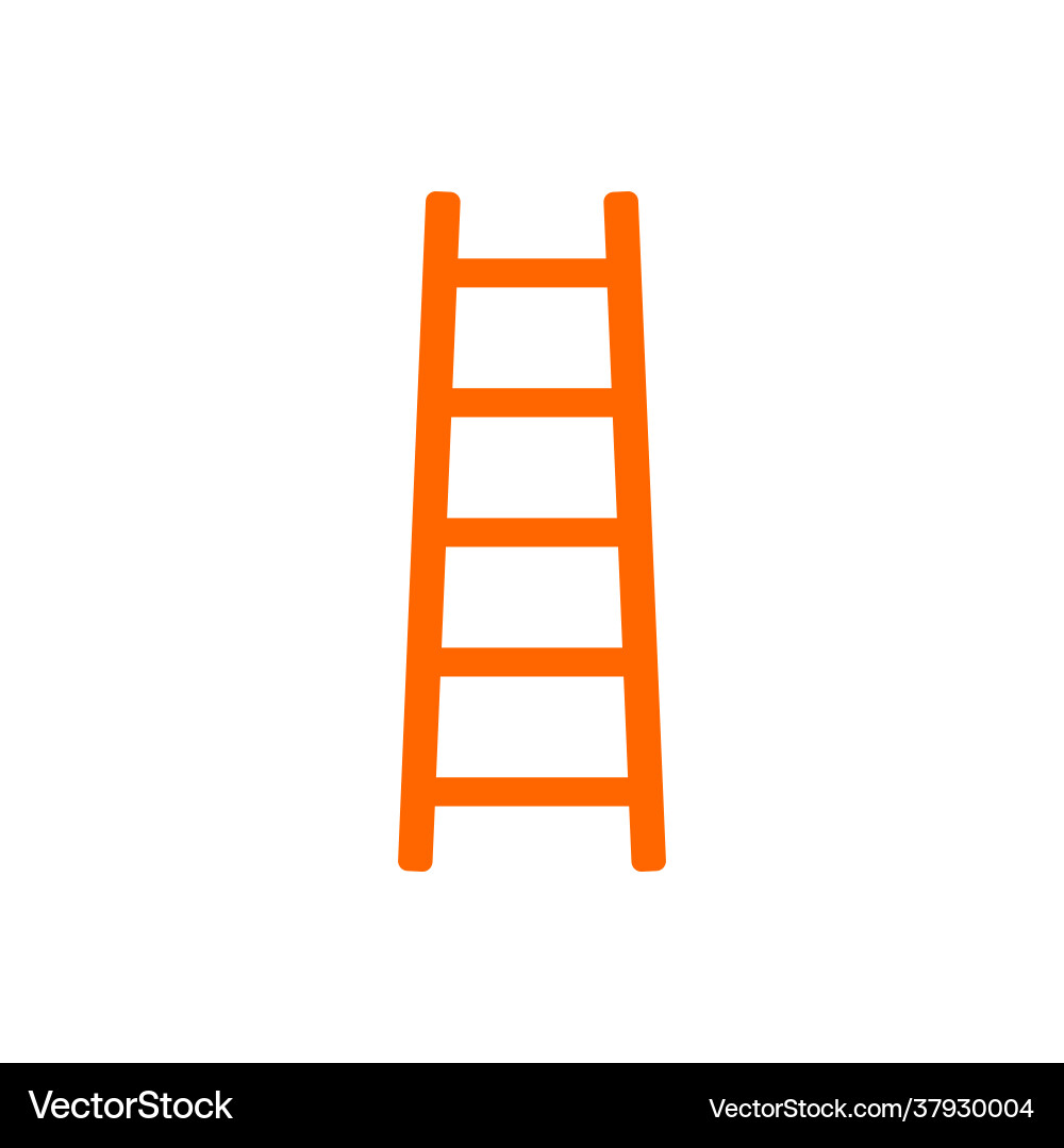Ladder and background vector image
