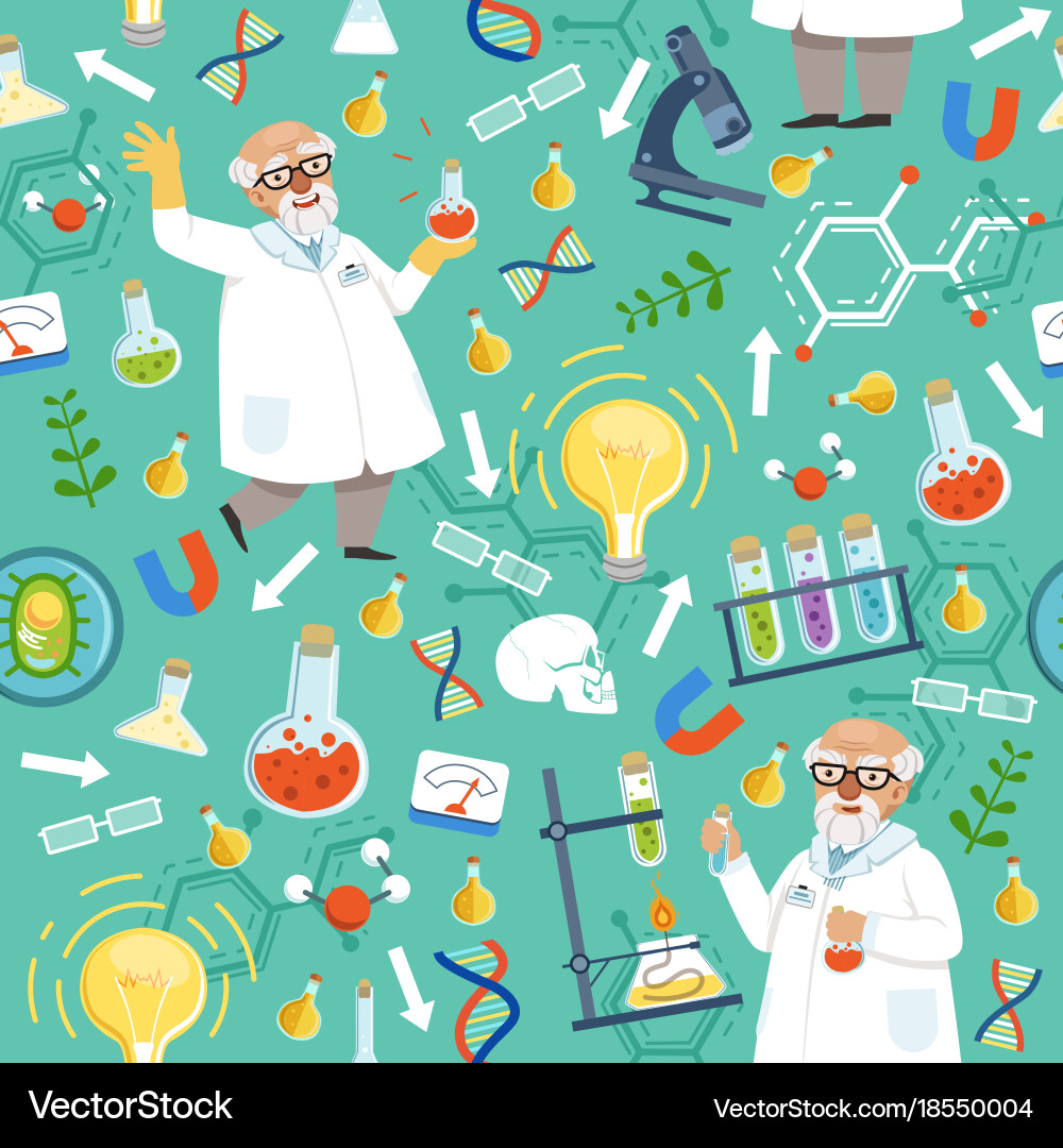 Medical Research & Laboratory Tools Vector Image